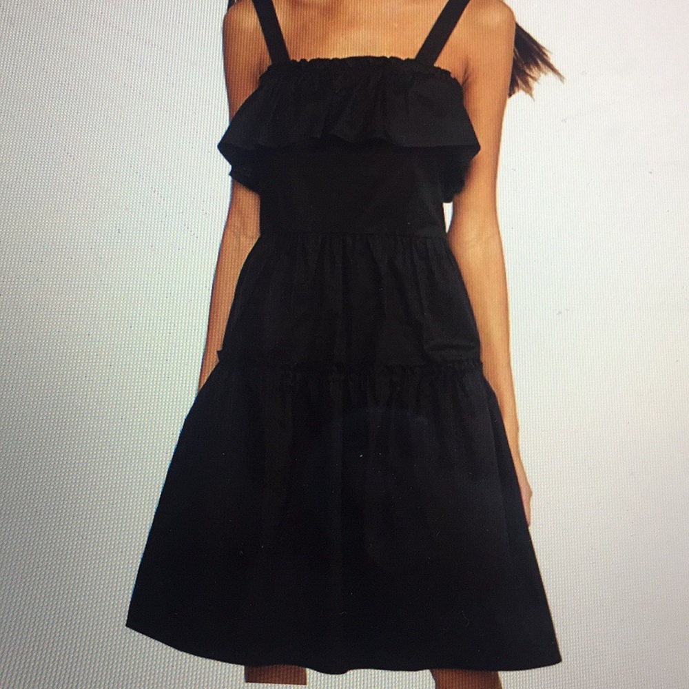 Cynthia Rowley wallflower dress black size 6 new